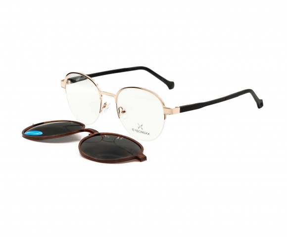 Оправа кліп-он Eyecroxx EC615MD золотий