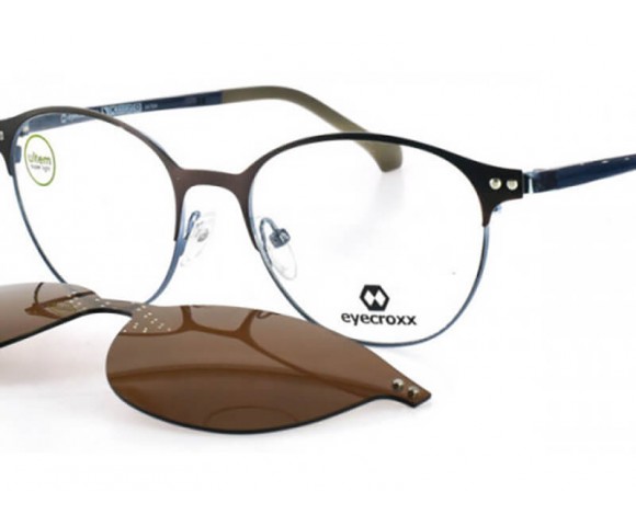 Оправа кліп-он Eyecroxx EC576MD бронзовий