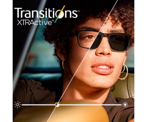Линзы для очков фотохромные LP 1.5 Transitions XTRActive