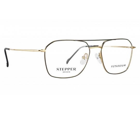 Оправа титановая Stepper SI-60284 черно-золотой