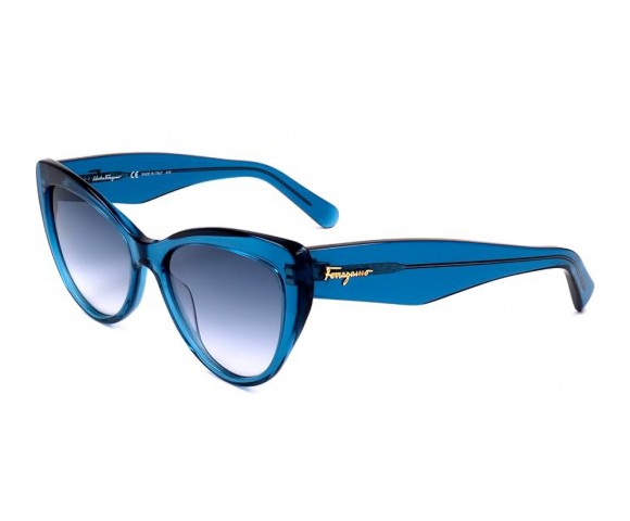 Солнцезащитные очки пластиковые Ferragamo SF 930S синий
