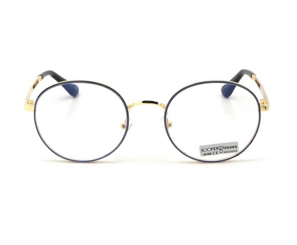 Готовые очки ПК металлические Sooper Glasses SG17204 золотой