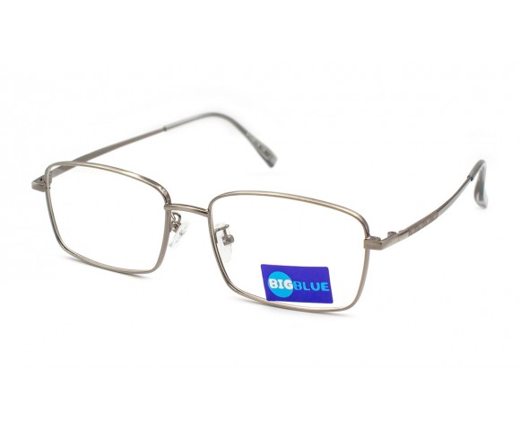 Готовые очки ПК металлические BIGBLUE 85007 серебряный