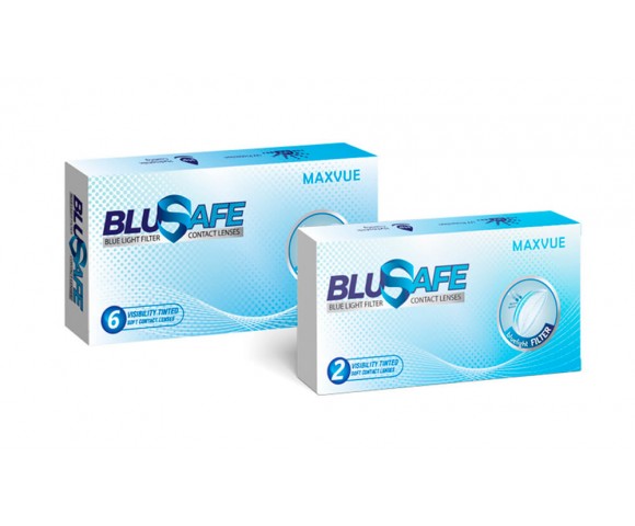Комп’ютерні контактні лінзи з фільтром синього світла MAXVUE® BlueSafe 2 шт.