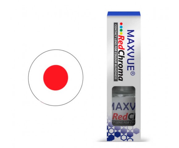 Дальтонические линзы MAXVUE® Red Chroma 1 шт.