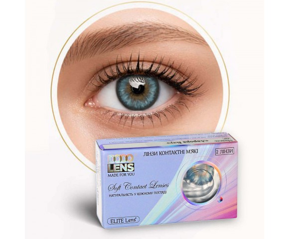 Контактні кольорові лінзи блакитні DODO LENS® 2 шт.