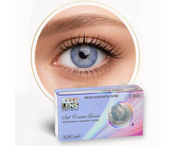Контактні кольорові лінзи блакитні DODO LENS® 2 шт.
