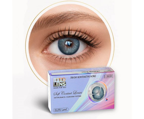 Контактні кольорові лінзи блакитні DODO LENS® 2 шт.