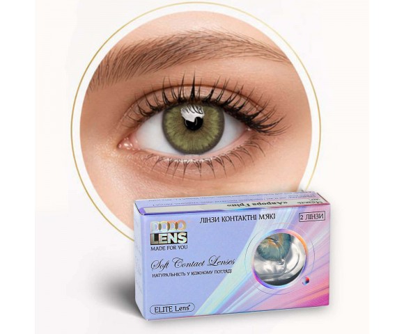 Контактні кольорові лінзи зелені DODO LENS® 2 шт.