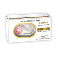 Контактні кольорові лінзи (декоративні) білі Crazy ELITE Lens® 2 шт.