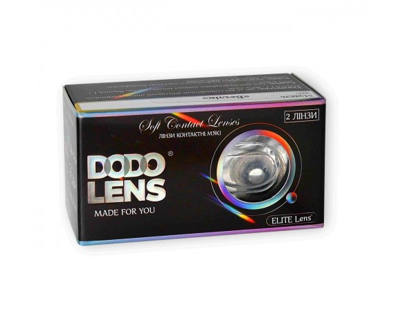 Контактні кольорові лінзи (декоративні) білі Crazy DODO LENS® 2 шт.