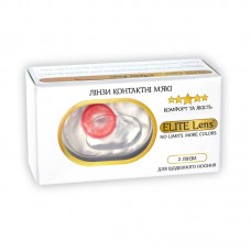 Контактні кольорові лінзи (декоративні) червоні Crazy ELITE Lens® 2 шт.