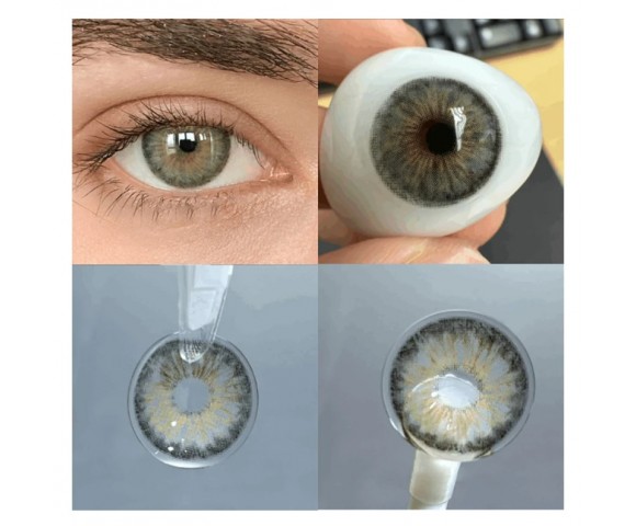 Контактні кольорові лінзи сірі ELITE Lens® 2 шт.