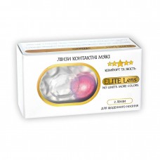 Контактні кольорові лінзи (декоративні) рожеві Crazy ELITE Lens® 2 шт.