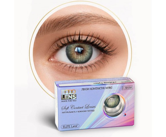 Контактні кольорові лінзи зелені DODO LENS® 2 шт.
