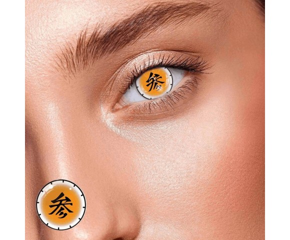 Контактні кольорові лінзи (декоративні) жовті Crazy ELITE Lens® 2 шт.