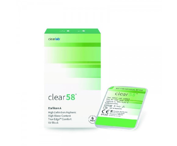 Контактні лінзи Clear 58 UV 6 шт.