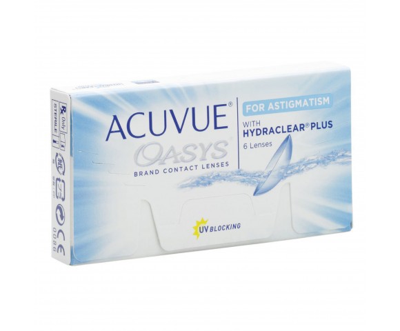Контактні лінзи Acuvue Oasys for Astigmatism 6 шт.