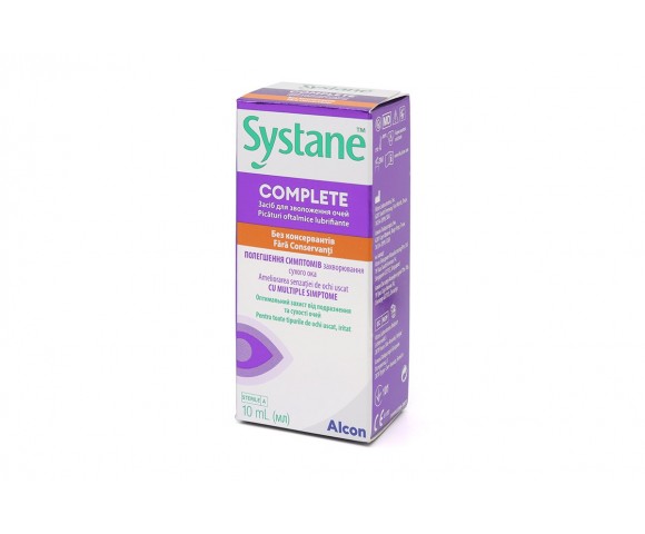 Краплі для очей Alcon Systane Complete без консервантів 10 ml