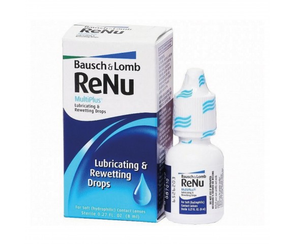Увлажняющие капли Renu MultiPlus Lubricating & Rewetting drops