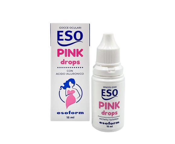 Краплі з гіалуроновою кислотою ESO PINK drops 15ml