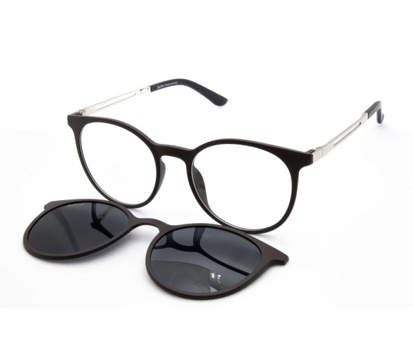 Оправа кліп-он StyleMark С2725 коричневий