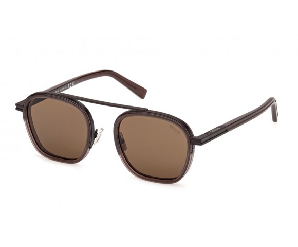 Сонцезахисні окуляри Ermenegildo Zegna EZ_0231 коричневий