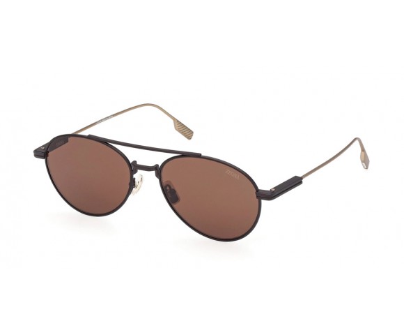 Сонцезахисні окуляри Ermenegildo Zegna EZ_0288 коричневий